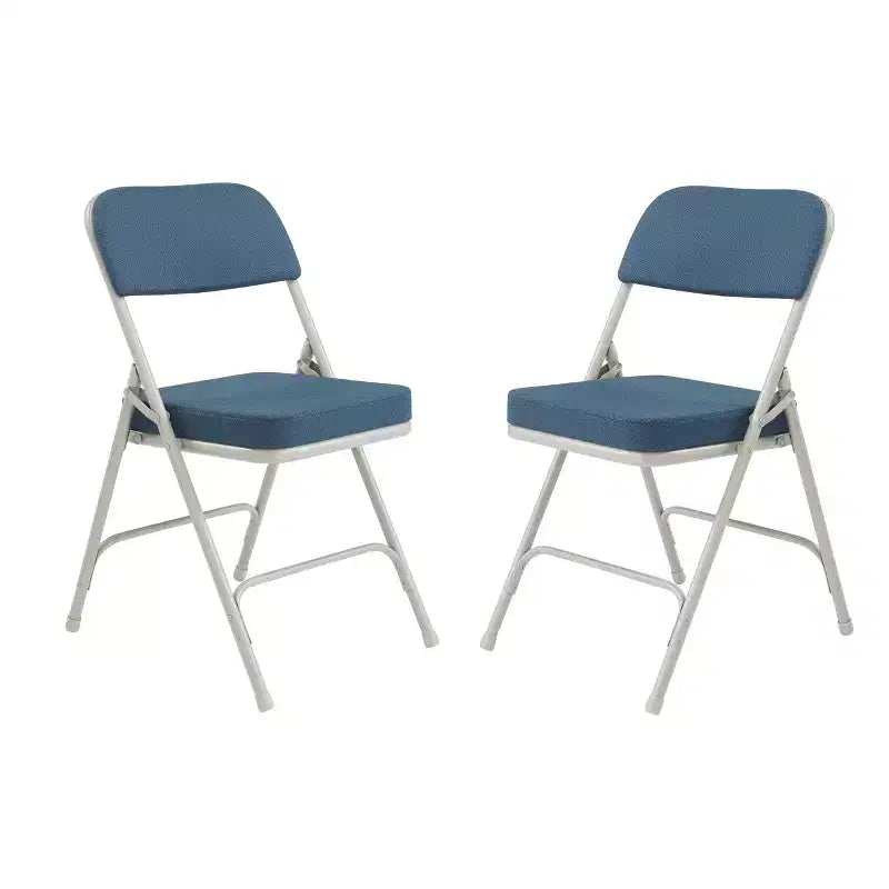 2 Sedie Pieghevoli Imbottite Premium