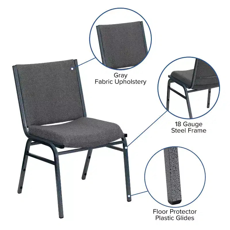 Sedia impilabile impieghi gravosi HERCULES Series di Flash Furniture