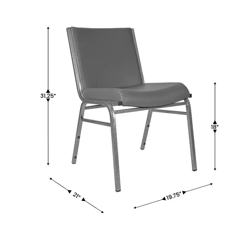 Sedia impilabile impieghi gravosi HERCULES Series di Flash Furniture