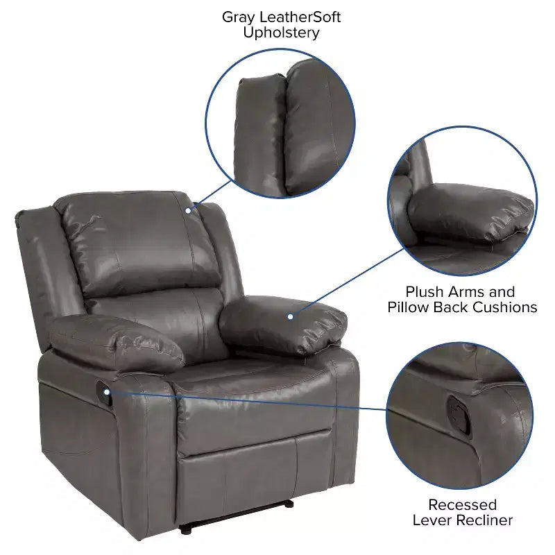 Poltrona reclinabile Flash Furniture serie Harmony