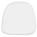Emma and Oliver Indoor Kids Soft White Fabric Chiavari/Dining Chair Cushion