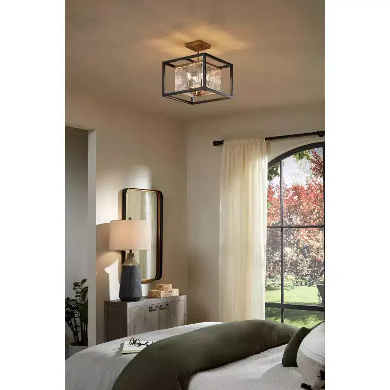 Specchio da Parete Decorativo Rettangolare per Trucco Moderno, con Bordo Smussato, Cornice in Ferro Dorato Nero, 24 Pollici di Larghezza, per Bagno, Camera da Letre, Casa, Ingresso
