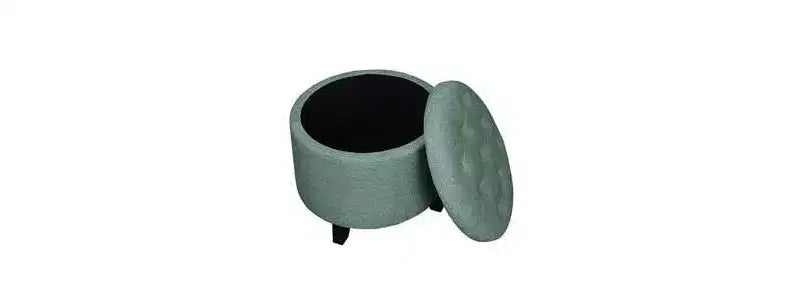 Pouf contenitore rotondo Designs4Comfort - Breighton Home