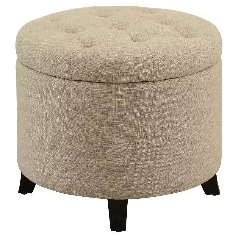 Pouf contenitore rotondo Designs4Comfort - Breighton Home