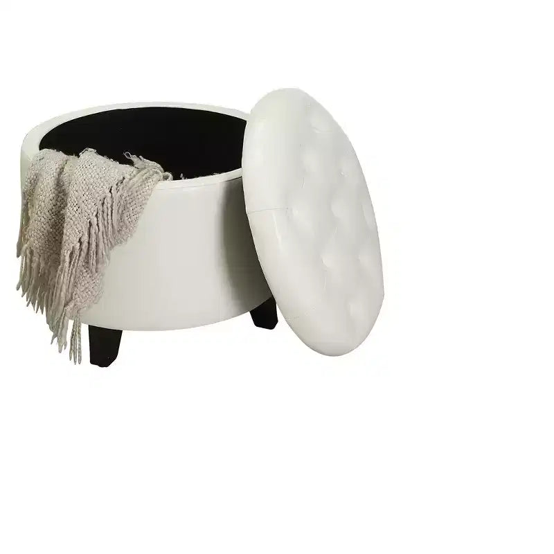 Pouf contenitore rotondo Designs4Comfort - Breighton Home