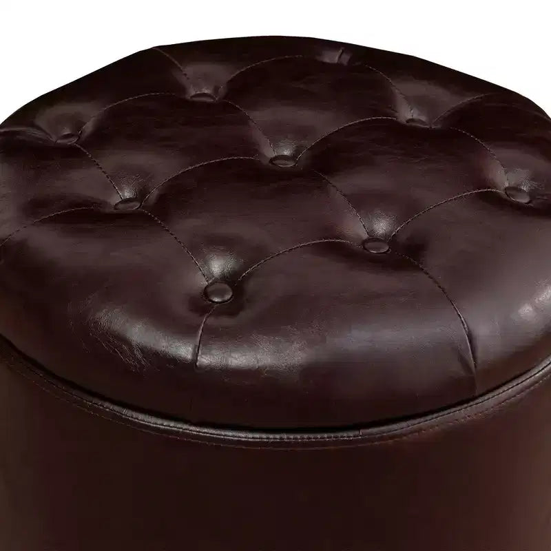 Pouf contenitore rotondo Designs4Comfort - Breighton Home