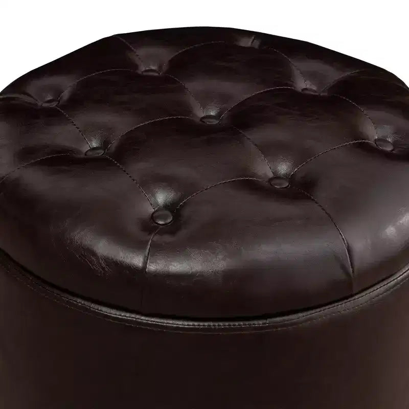 Pouf contenitore rotondo Designs4Comfort - Breighton Home