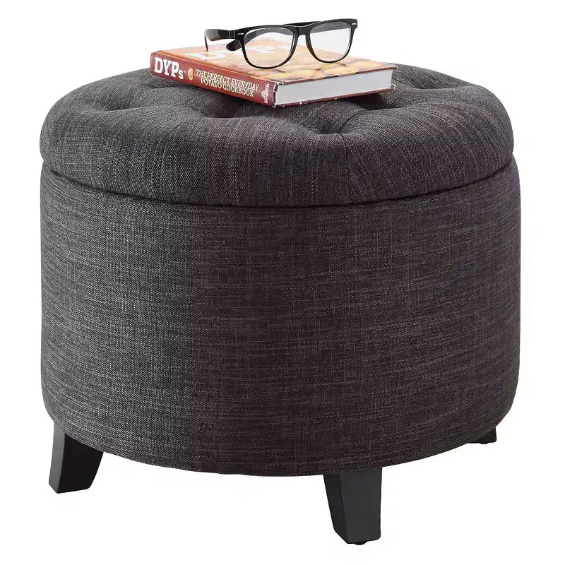 Pouf contenitore rotondo Designs4Comfort - Breighton Home