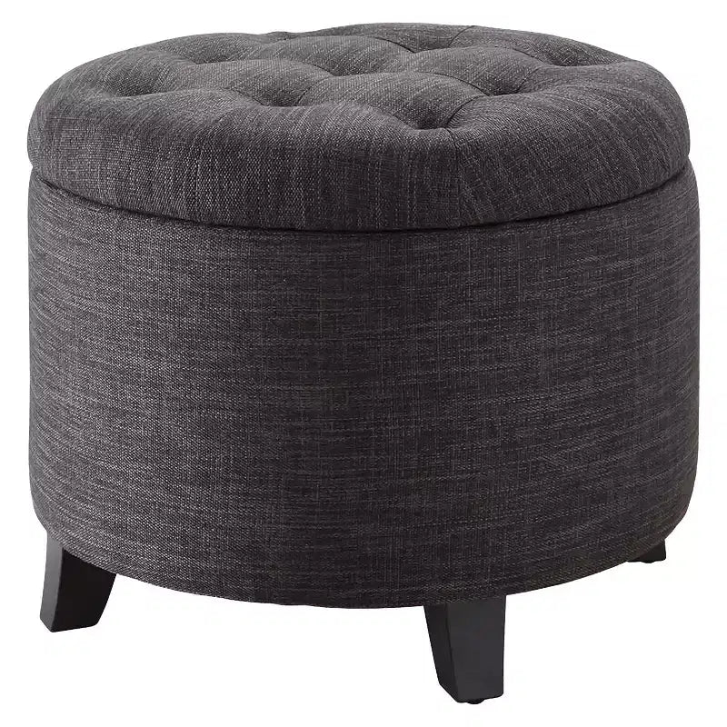 Pouf contenitore rotondo Designs4Comfort - Breighton Home