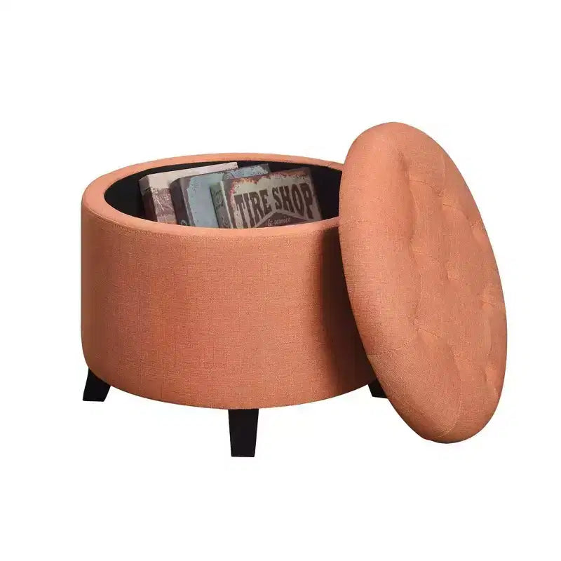 Pouf contenitore rotondo Designs4Comfort - Breighton Home