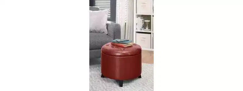 Pouf contenitore rotondo Designs4Comfort - Breighton Home