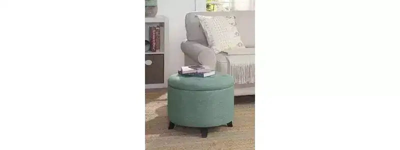 Pouf contenitore rotondo Designs4Comfort - Breighton Home