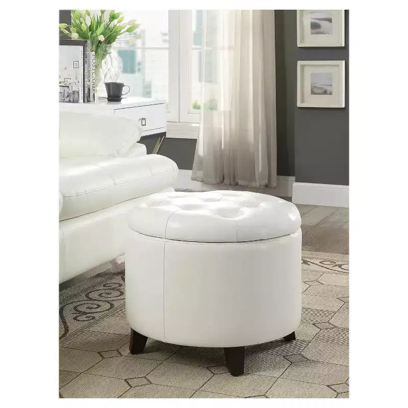 Pouf contenitore rotondo Designs4Comfort - Breighton Home