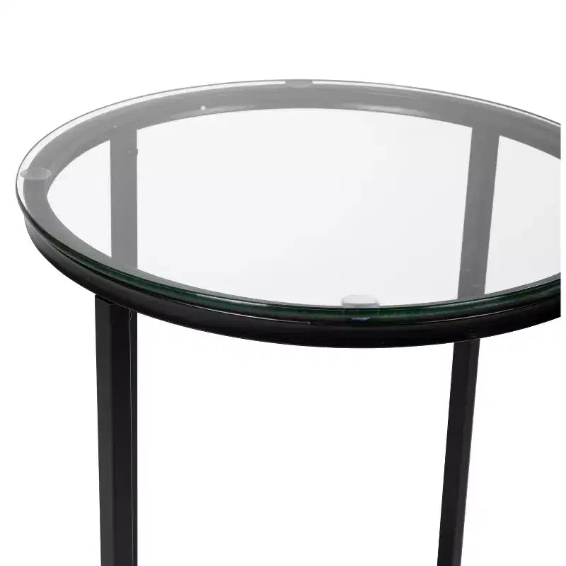 Tavolino Merrick Lane con struttura rotonda a croce