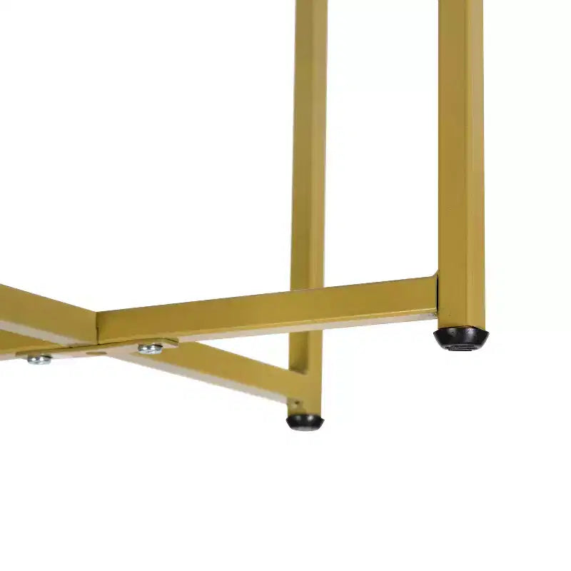Tavolino Merrick Lane con struttura rotonda a croce