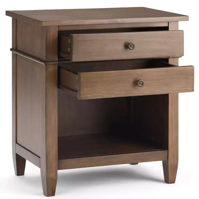 Comodino 24 Sterling in legno massello - WyndenHall