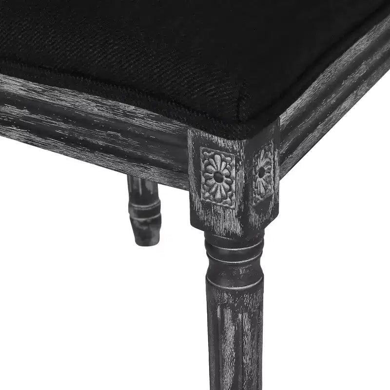 Set di 2 sedie da pranzo imbottite in legno e canna Regina stile country francese - Christopher Knight Home
