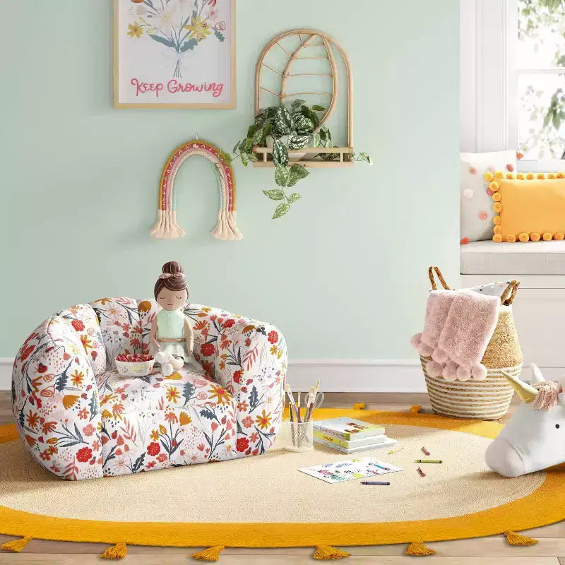 Sedia per bambini in velluto a coste - Pillowfort