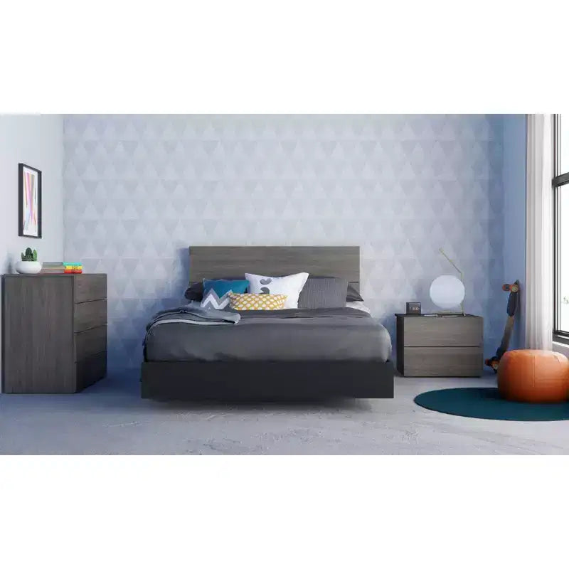 Comodino a 2 cassetti - Nexera