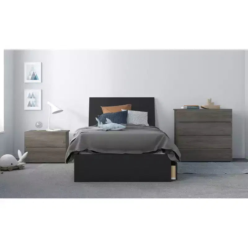 Comodino a 2 cassetti - Nexera
