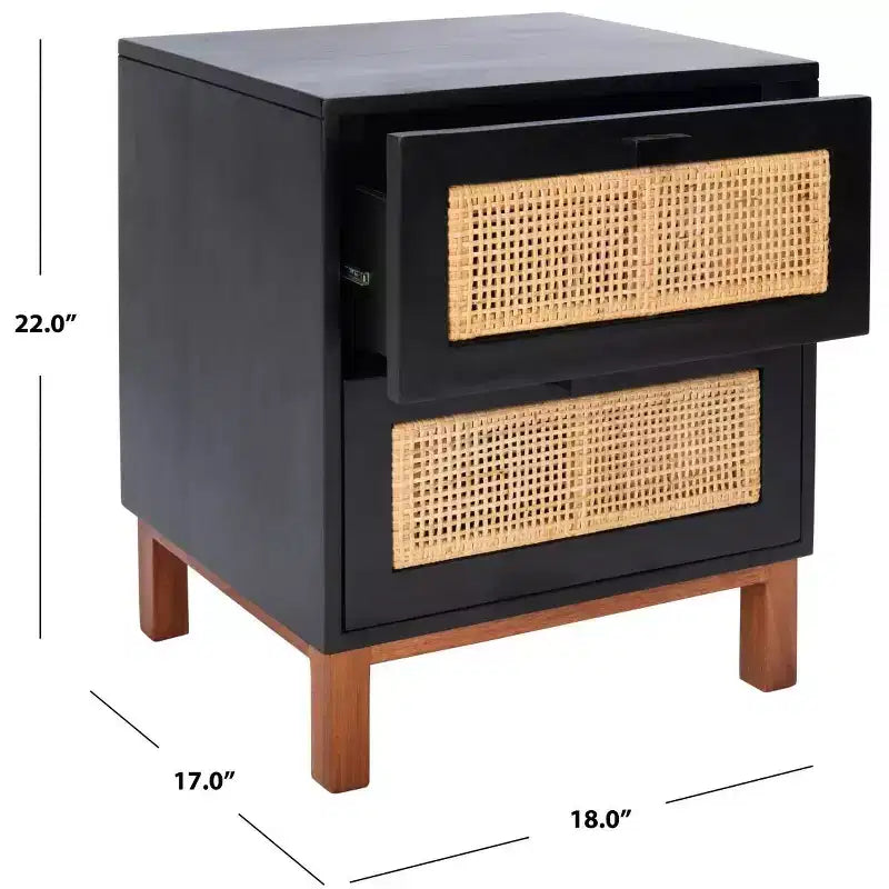 Comodino a 2 cassetti Erica - NST4006 - Safavieh