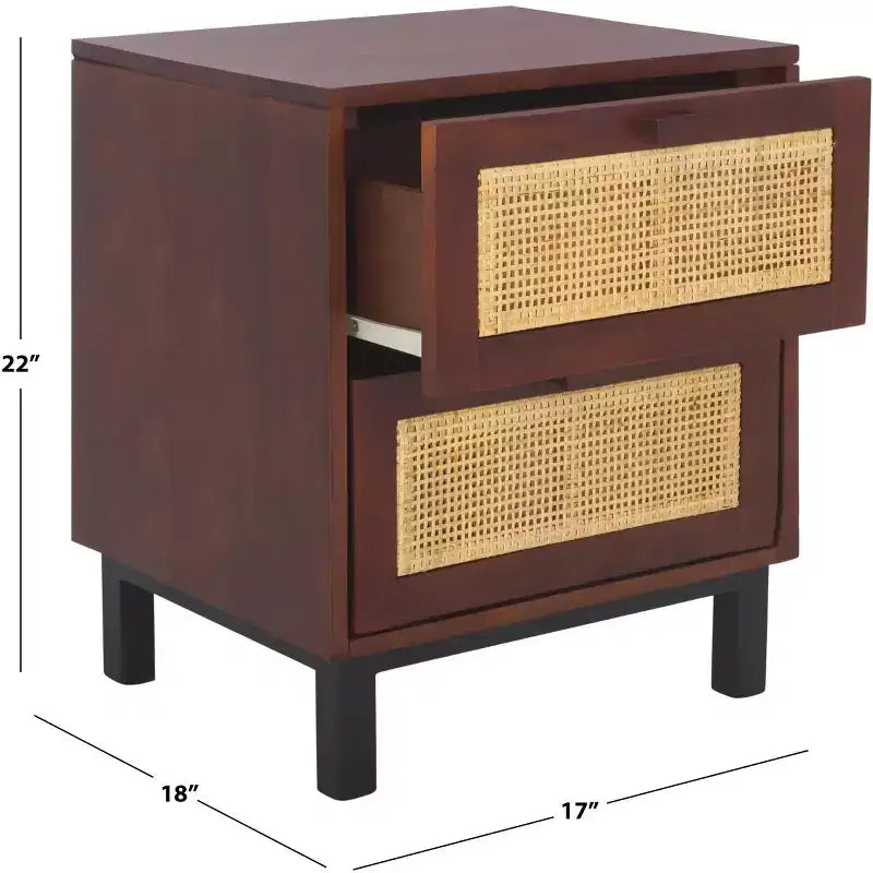Comodino a 2 cassetti Erica - NST4006 - Safavieh