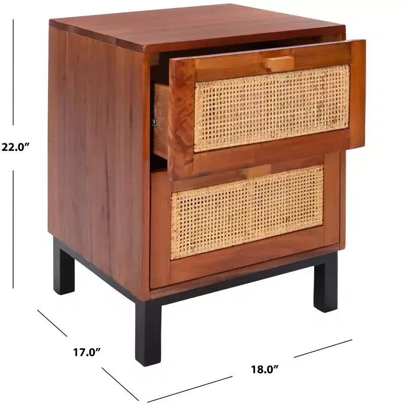 Comodino a 2 cassetti Erica - NST4006 - Safavieh