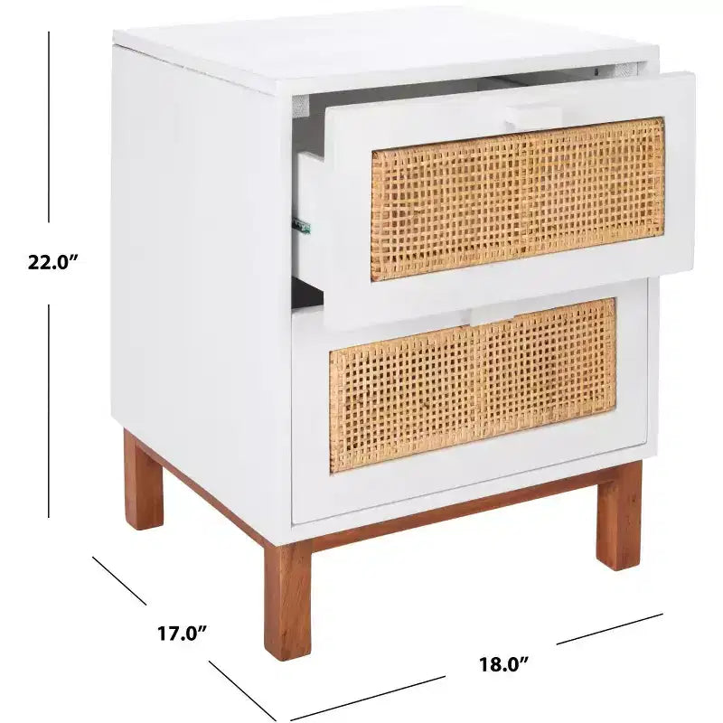 Comodino a 2 cassetti Erica - NST4006 - Safavieh
