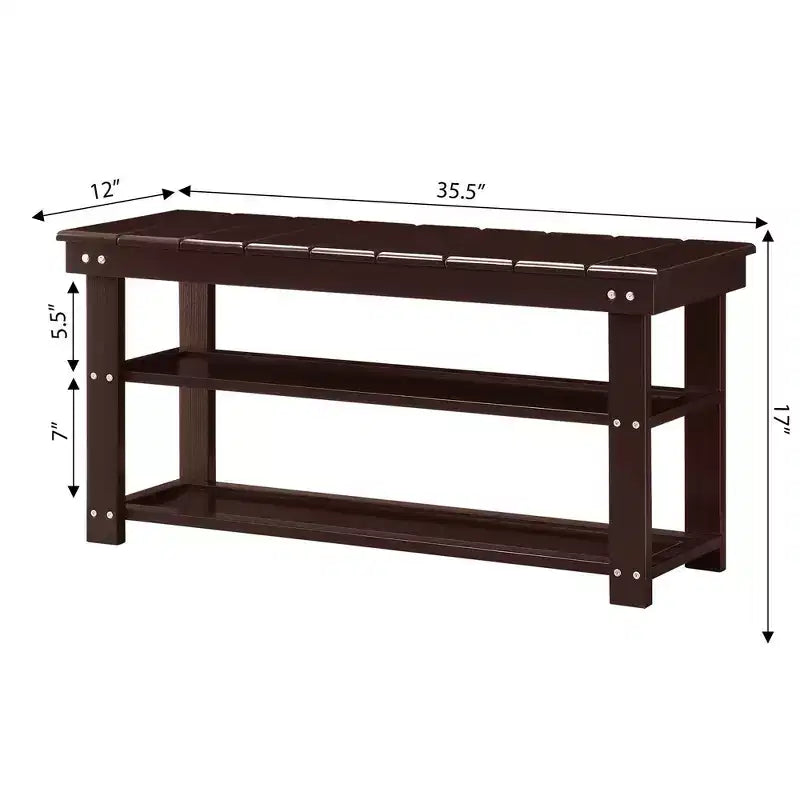 Panca da Ingresso Oxford con Ripiani - Breighton Home