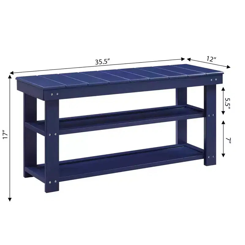 Panca da Ingresso Oxford con Ripiani - Breighton Home