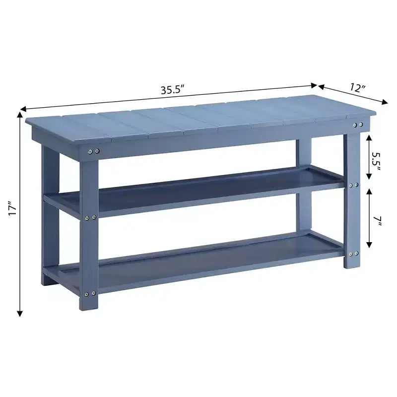 Panca da Ingresso Oxford con Ripiani - Breighton Home