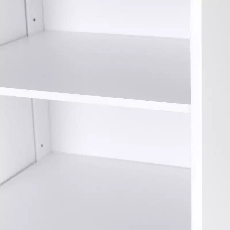 Costway Mobile Contenitore Alto da Bagno 72'' con Ripiani, Espositore Grigio/Bianco