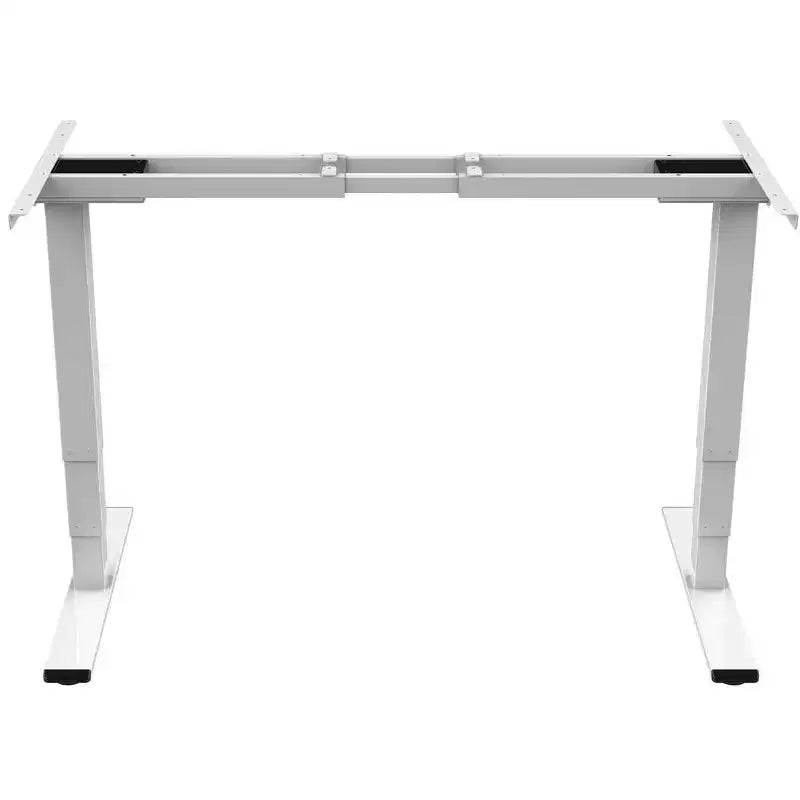 Monoprice Scrivania Sit-Stand a 3 stadi con doppio motore, v2, bianco | Ergonomica per casa, ufficio, postazione di lavoro – Collezione Workstream