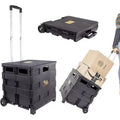 dbest products Quik Cart carrello pieghevole con ruote per insegnanti Borsa a carrello Cesto capacità 36 kg