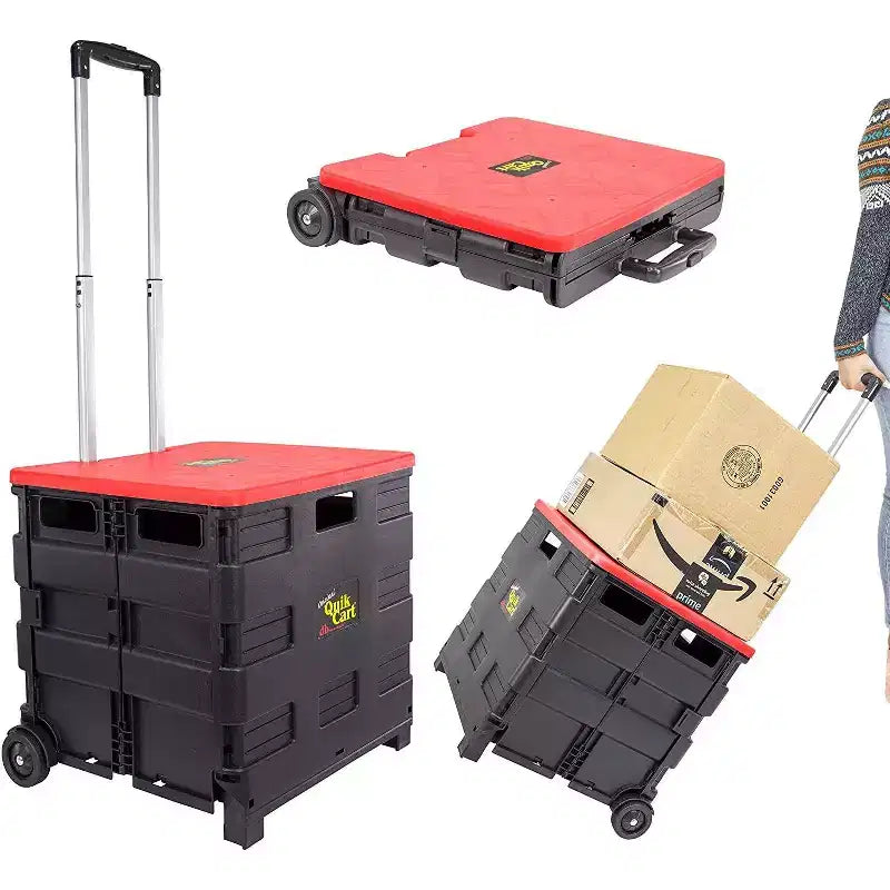 dbest products Quik Cart carrello pieghevole con ruote per insegnanti Borsa a carrello Cesto capacità 36 kg