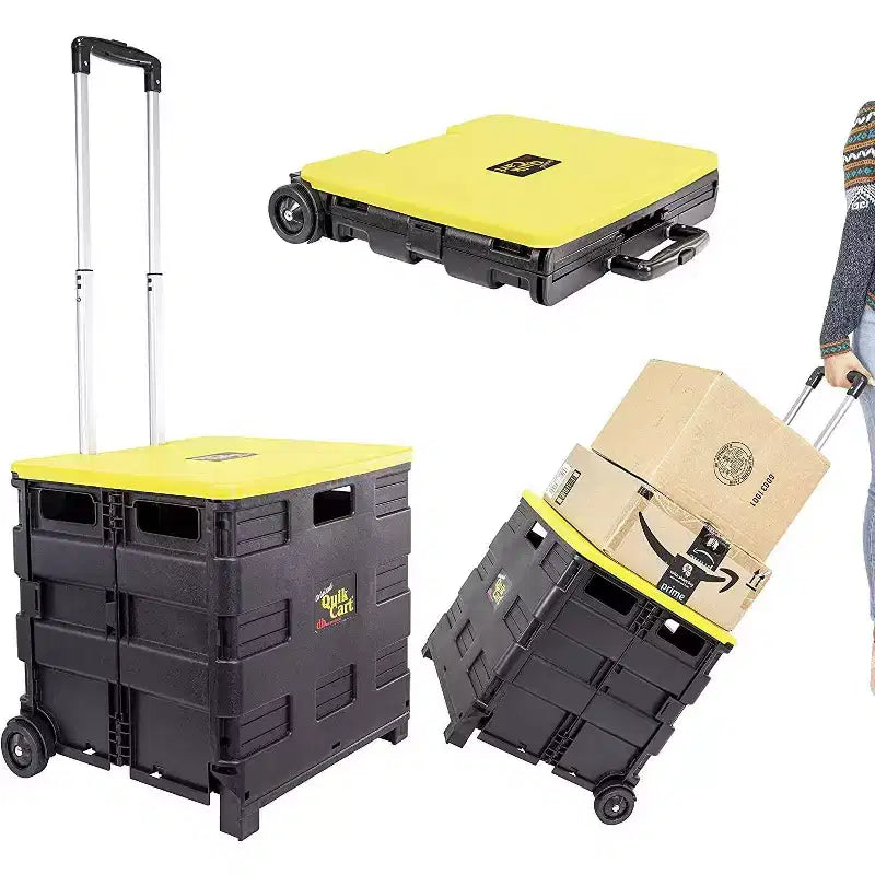 dbest products Quik Cart carrello pieghevole con ruote per insegnanti Borsa a carrello Cesto capacità 36 kg