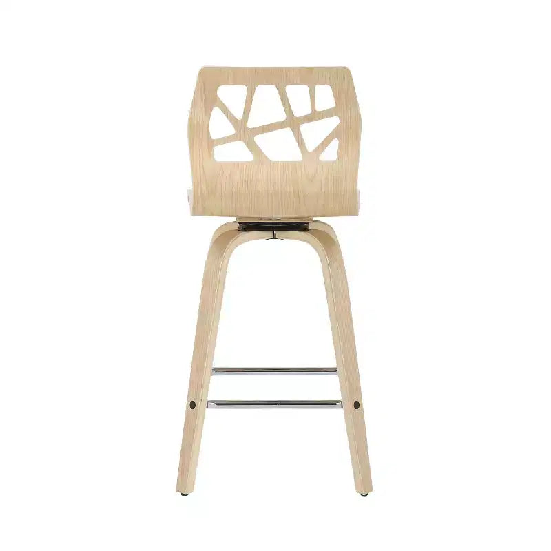 Set di 2 sgabelli da bar Folia con altezza bancone imbottiti - Lumisource