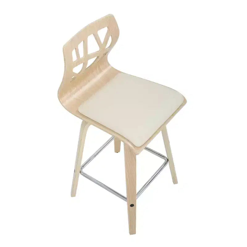 Set di 2 sgabelli da bar Folia con altezza bancone imbottiti - Lumisource