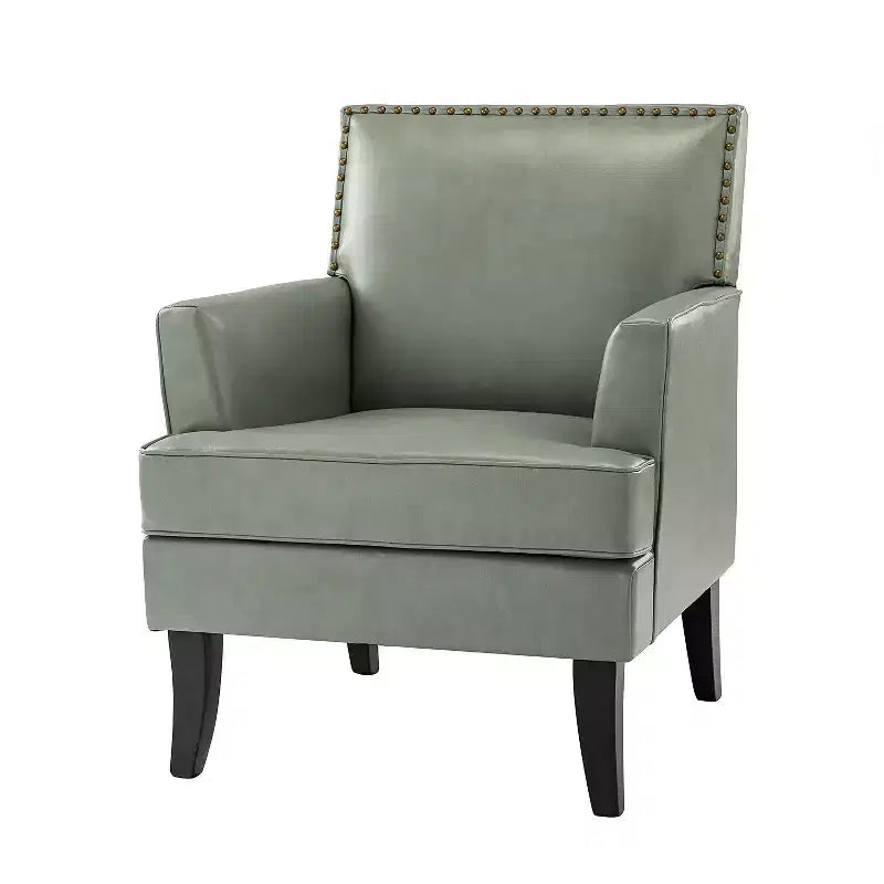 Poltrona imbottita in legno Celadon | ART OF LIVING DESIGNS