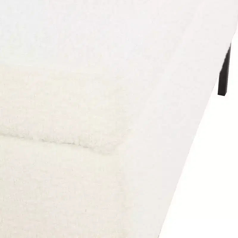 Panca contenitore media con gambe in metallo - HomePop