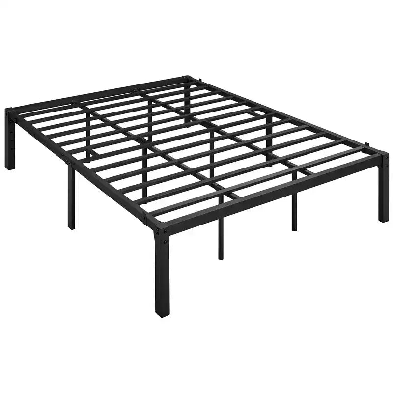 Yaheetech Struttura Letto a Piattaforma in Metallo con Robuste Doghe in Acciaio