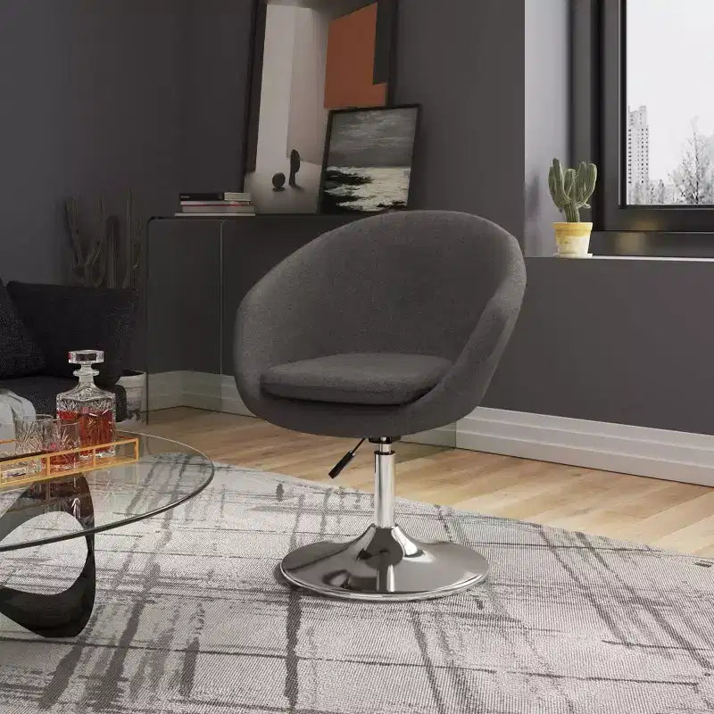 Set di 2 sedie Hopper Wool Blend regolabili in altezza - Manhattan Comfort