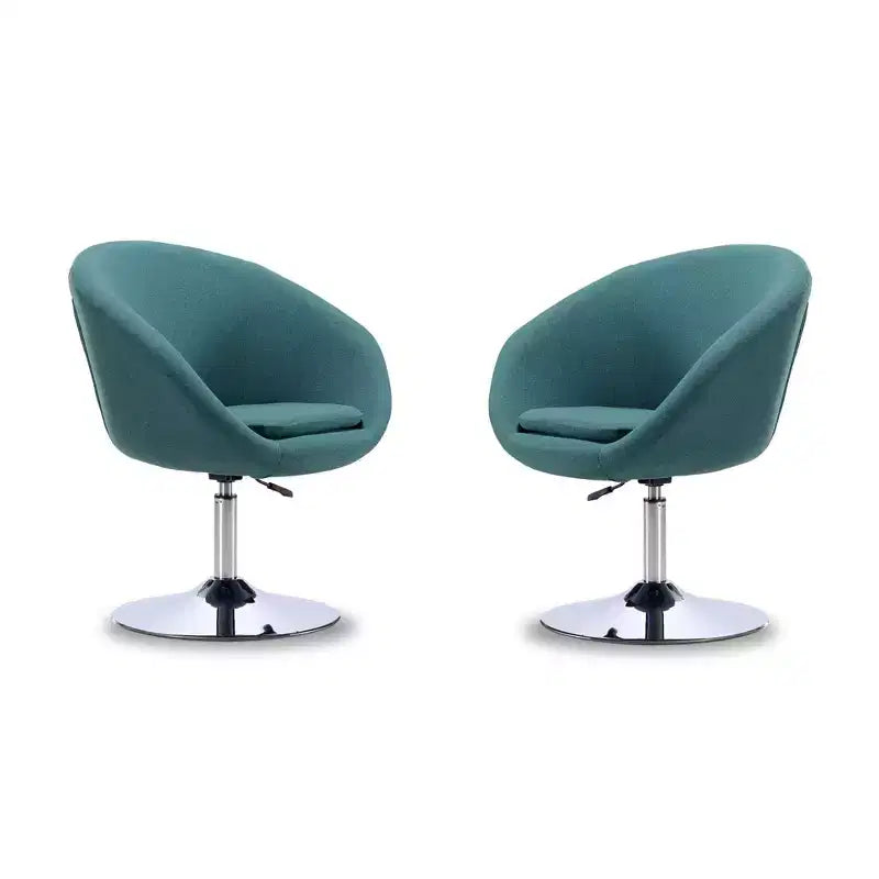 Set di 2 sedie Hopper Wool Blend regolabili in altezza - Manhattan Comfort