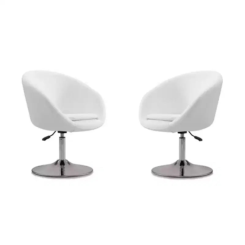 Set di 2 sedie Hopper Wool Blend regolabili in altezza - Manhattan Comfort