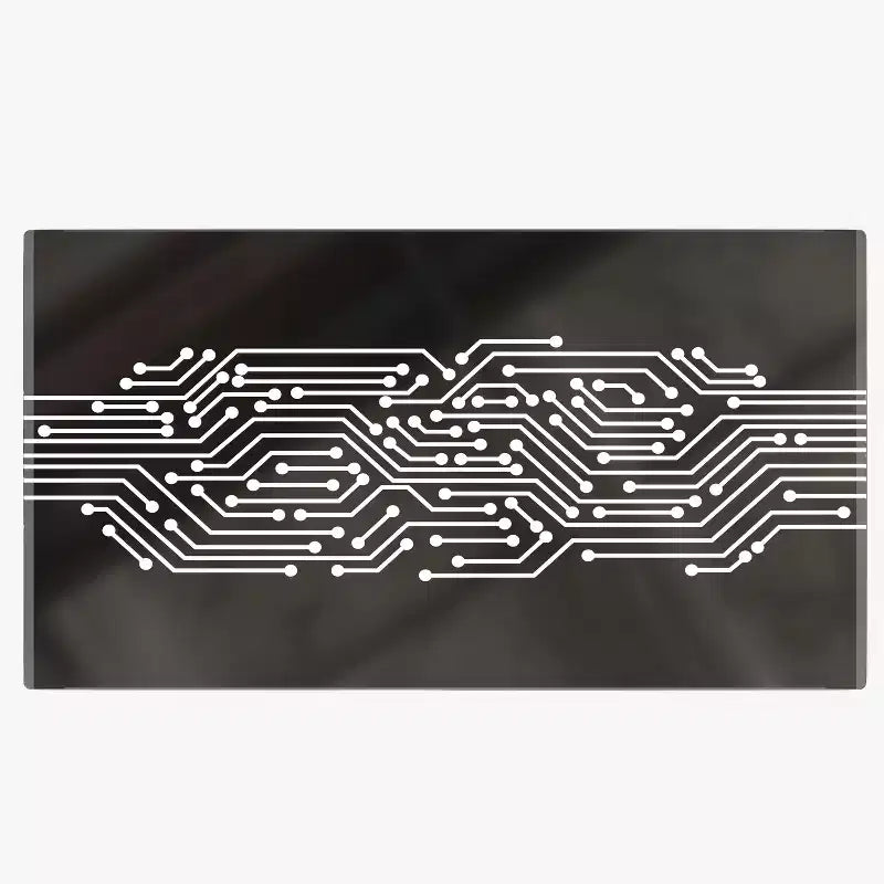 Scrivania da Gaming a LED con Cambio Colore Ispirata a Circuiti Stampati Emma e Oliver con Telecomando Cablato