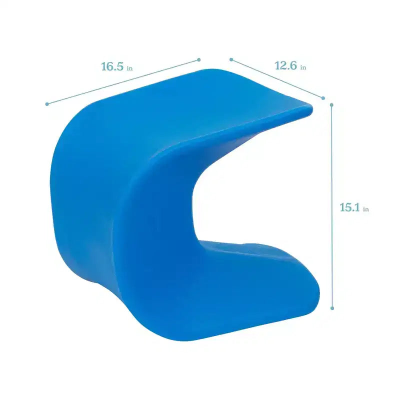 ECR4Kids Sgabello Wave Seat Perch, altezza seduta 35,5 cm - 38,3 cm, seduta flessibile, confezione da 2