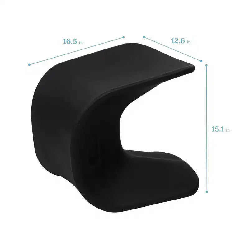 ECR4Kids Sgabello Wave Seat Perch, altezza seduta 35,5 cm - 38,3 cm, seduta flessibile, confezione da 2