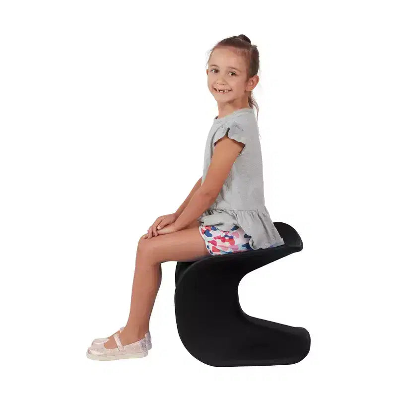 ECR4Kids Sgabello Wave Seat Perch, altezza seduta 35,5 cm - 38,3 cm, seduta flessibile, confezione da 2