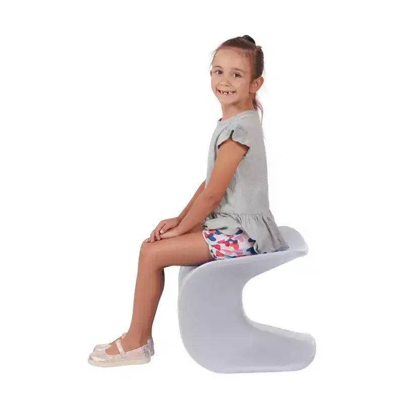 ECR4Kids Sgabello Wave Seat Perch, altezza seduta 35,5 cm - 38,3 cm, seduta flessibile, confezione da 2