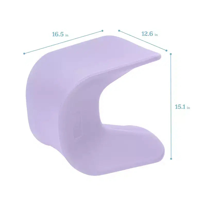 ECR4Kids Sgabello Wave Seat Perch, altezza seduta 35,5 cm - 38,3 cm, seduta flessibile, confezione da 2